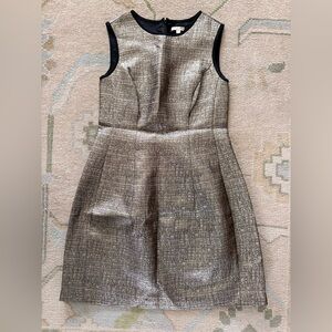 Shoshanna Outlier Shimmering Gold Dress